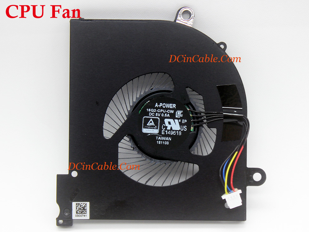 (image for) Free Shipping MSI P65 Creator 8RD 8RE 8RF Laptop Fan CPU GPU Cooling Left Right Cooler Inside System Assembly